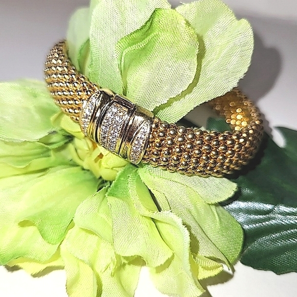 DYADEMA BRONZE POPCORN LINK BRACELET - UNUSUAL CLASP  - MADE IN ITALY - Picture 11 of 11